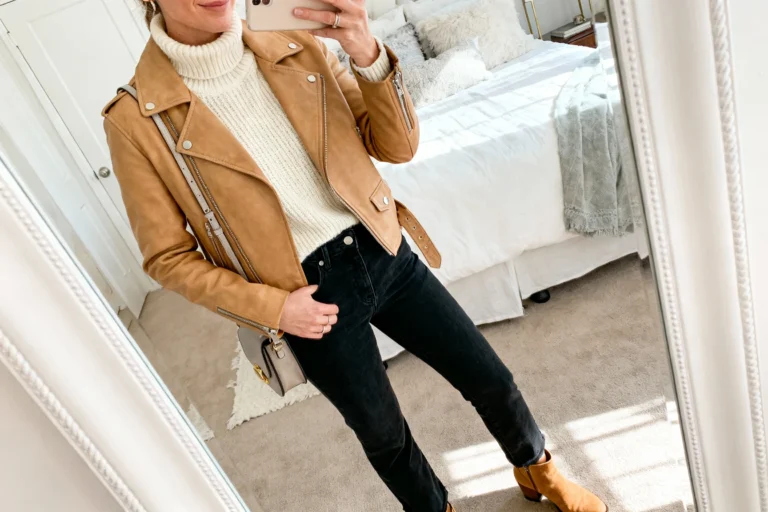 Budget-friendly Fall Outfits Brown Leather Jacket Dupes You’ll Wear on Repeat