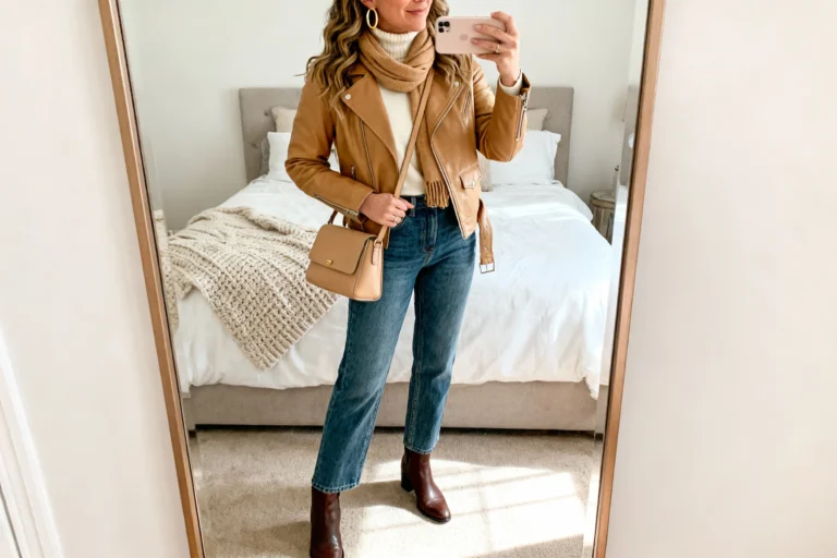 Cozy Layers for the Perfect Brown Jacket Fall Outfit You’ll Wear on Repeat