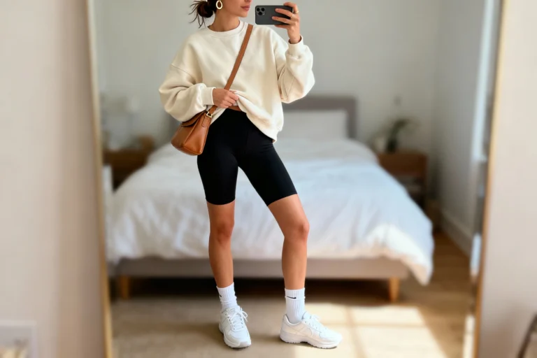 How to Style Biker Shorts for Errands That Look Chic With Zero Effort