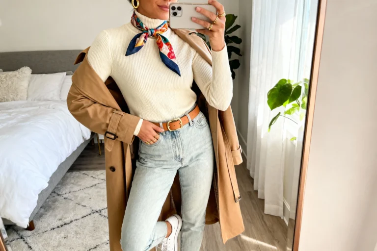 Instant Outfit Upgrade: the Power of a Colorful Scarf (5 Ways to Tie It)