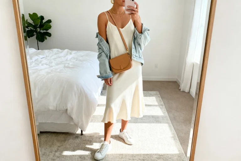 Styling White Sneakers With Dresses You’ll Want to Wear on Repeat