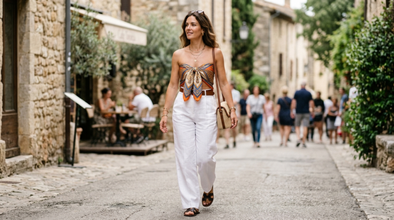 Rock the Scarf as a Top: Ways to Tie and Wear This Viral Trend