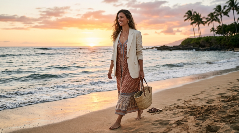 Beach Vacation Outfits: 5 Sunset Dinner Looks That Transition From Sand Flawlessly